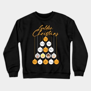 Golden Christmas Crewneck Sweatshirt